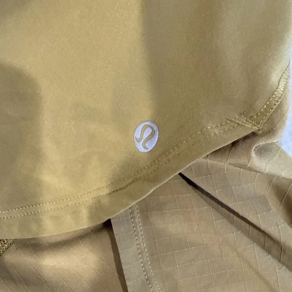 Lululemon Short Sleeve Running Shirt 10/12 LW3FFZS Chartreuse Summer Tennis